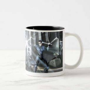 Screenshot: Cyborg vs Nightwing 4 Två-Tonad Mugg