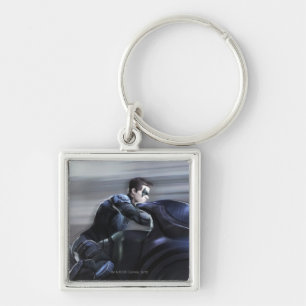 Screenshot: Nightwing 2 Fyrkantig Silverfärgad Nyckelring