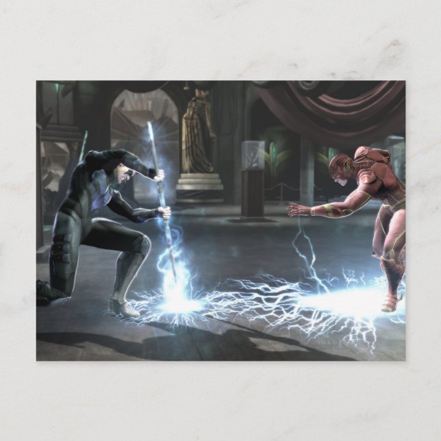 Screenshot: Nightwing vs Flash Vykort (Framsida)