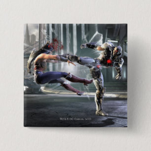 Screenshot: Undra kvinna vs Cyborg Knapp