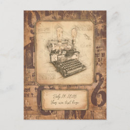 Screenwriter/Scriptwriter Vintage Art Gift Vykort