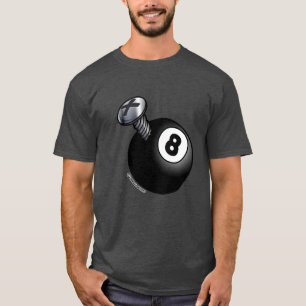 Screwball 8 Ball Screwball Grafik T Shirt