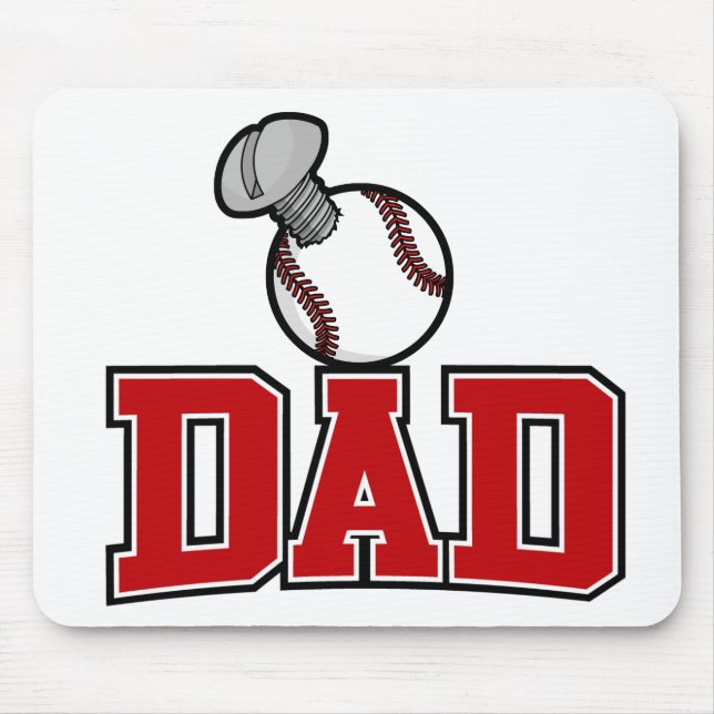 Screwball Pappa Mousepad Musmatta (Framsidan)