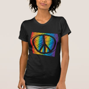 Scribble Peace Mörk Shirt T