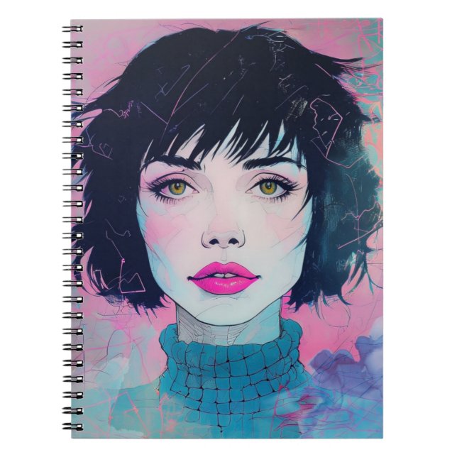 Scribble Porträtt | Journal Anteckningsbok (Framsidan)