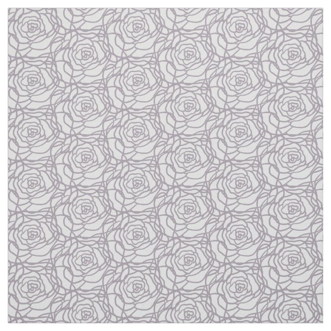 Scribble Ro Hand plockade Elegant Mönster Tyg (Provkarta)