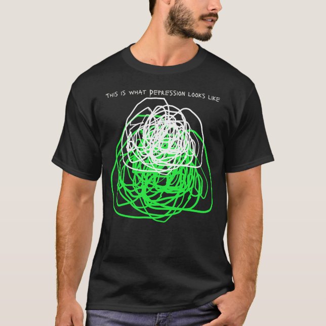 Scribble_thisisany depressionliknande T-Shirt (Framsida)