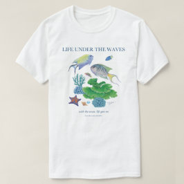 Scribbled Angelfish and More | Ocean Life T Shirt