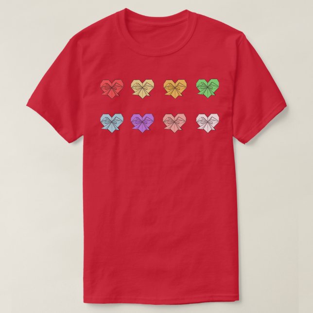 Scribblegami Heart Färg Pack T Shirt (Design framsida)