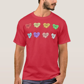 Scribblegami Heart Färg Pack T Shirt
