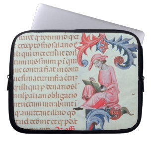 Scribe eller chronicler, eventuellt ett laptop sleeve