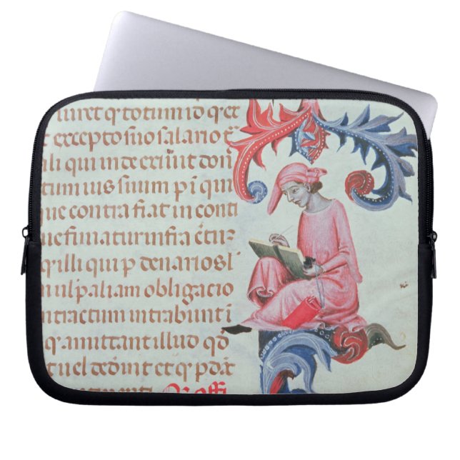 Scribe eller chronicler, eventuellt ett laptop sleeve (Framsidan)