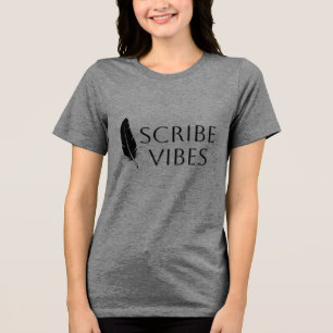 Scribe Vibes Fjäderpenna Författare Författare Poe T Shirt