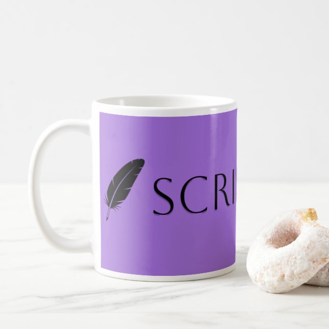 Scribe Vibes Författare och författarinna Kaffemugg (Med munk)