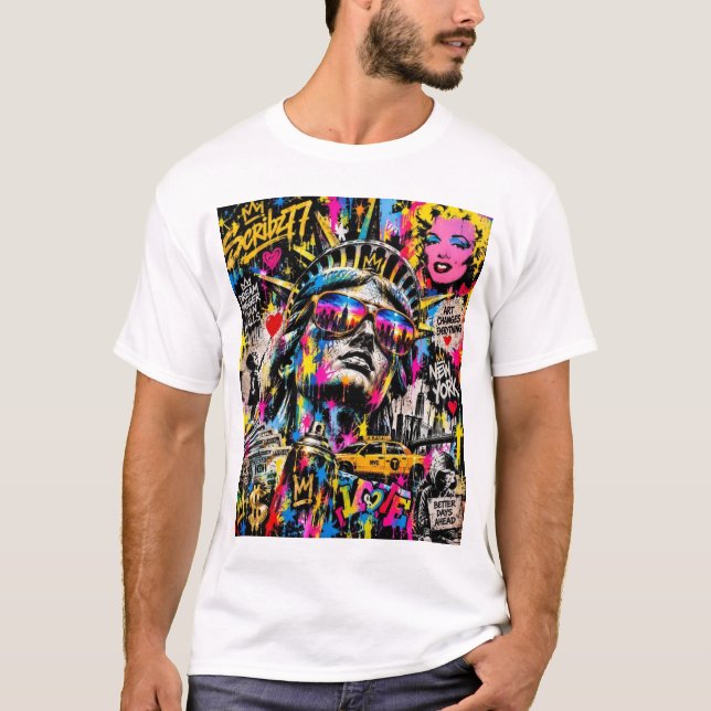 SCRIBZ 77.    NY   T SHIRT (Framsida)
