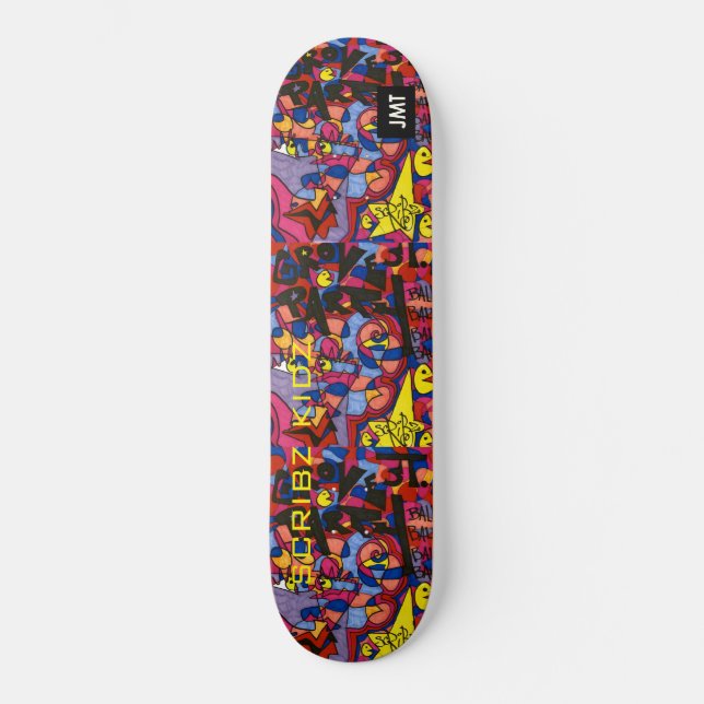 SCRIBZ KIDZ SKATEBOARD / JMT (Framsida)