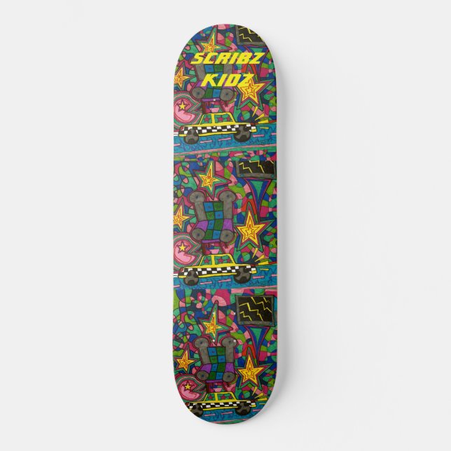 SCRIBZ KIDZ SKATEBOARD / JMT (Framsida)