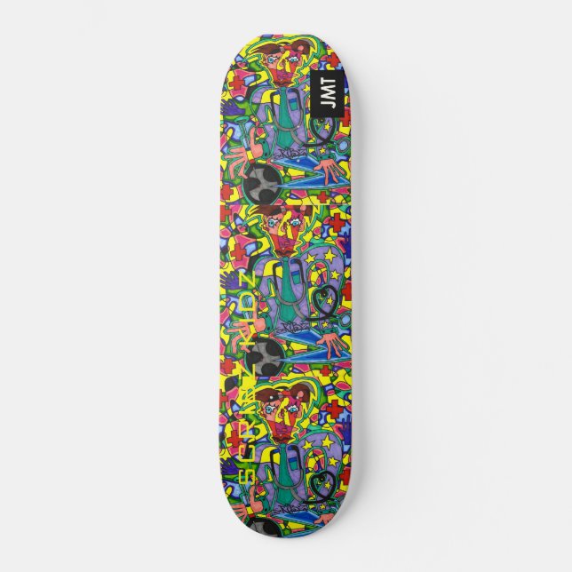 SCRIBZ KIDZ SKATEBOARDS / JMT SKATEBOARDS USA (Framsida)
