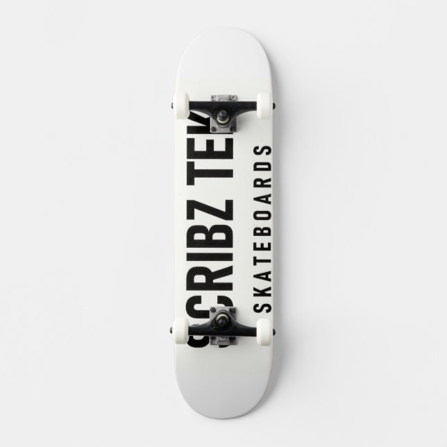 SCRIBZ TEK  OFFICIELL SKATBRÄDA  #1 MINI SKATEBOARD BRÄDA 18,5 CM (Framsida)