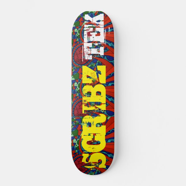 SCRIBZ TEK SKATEBOARDS/JMT SKATEBOARDS (Framsida)