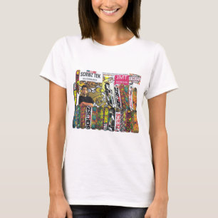 SCRIBZ TEK SKATEBOARDS / JMT USA T SHIRT