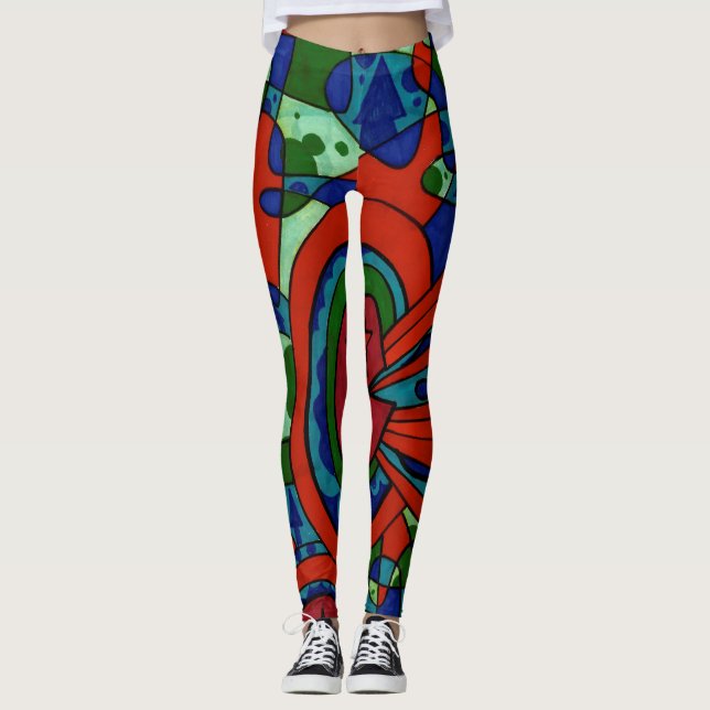 SCRIBZ / TSB  All-Over-Print Leggings (Framsida)