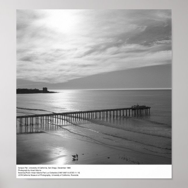 Scripps Pier, 1966 Poster (Framsidan)