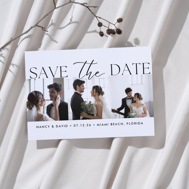 Script 3 photo Collage wedding  Spara Datumet (Skapare uppladdad)