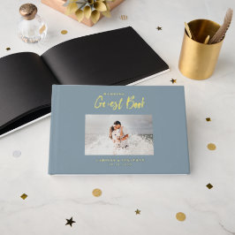 Script Bröllop Photo Nautical Blue Bröllop