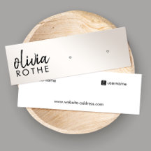 Script Champagne Guld Gradient Stud Earring Mini