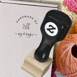  Script Custom logo Handmade by  Stämpel