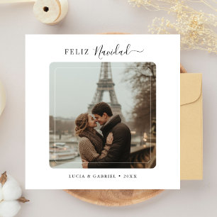 Script Feliz Navidad par Photo jul Julkort