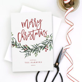 Script God jul Gren Business Helgdag Inbjudningar