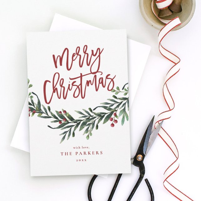 Script God jul Gren Business Helgdag Inbjudningar (Skapare uppladdad)