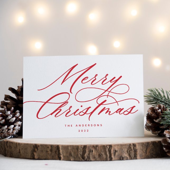 Script God jul Red Helgkort (Skapare uppladdad)