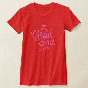 Script Grad Era Anpassad År Examen T-Shirt
