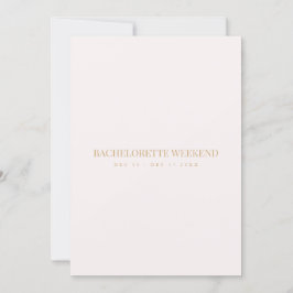 Script Guld & Blush Rosa Systerfest Kort