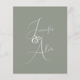 Script Minimalist Photo Collage Thank You Cards
