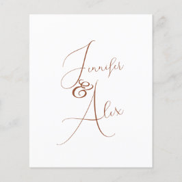 Script Minimalist Photo Collage Thank You Cards