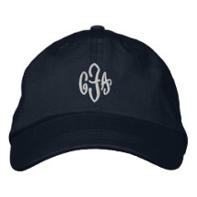 Script Monogram Tre Initialer Monogram