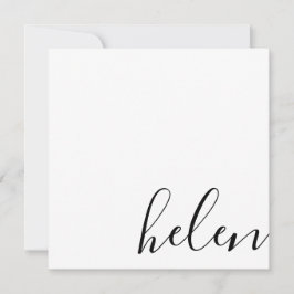 Script Namn Anteckningskort