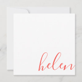 Script Namn Anteckningskort