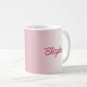 Script Namn Elegant Trend Färg Viva Magenta Kaffemugg