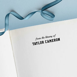 Script och Serif Varsity Stil från Bibliotek på Självfärgande Stämpel