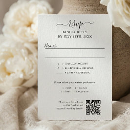 Script QR Code Modern Wedding OSA Kort