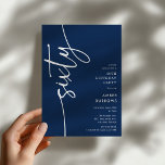 Script Sixty' 60th Birthday Inbjudningar<br><div class="desc">Celebrate your milestone 60th birthday in style with our 'Elegant Script 60th Birthday Invitation.' This invitation exudes sophistication with its elegant script typography, showcasing the word 'sixty' running up the side. Plus, our easy-to-customize template allows you to add your own event details effortlessly. Say goodbye to fuss and hello to...</div>