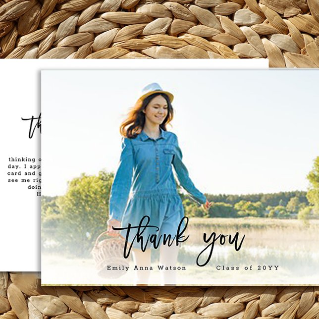 Script Tack Foto Avgång Kort (Skapare uppladdad)