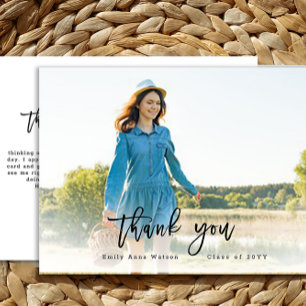 Script Tack Foto Examen Postkort Vykort