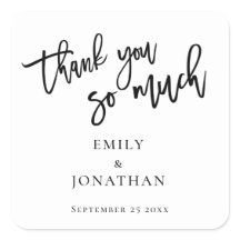 Script Tack So Much Newlyweds Namn Bröllop