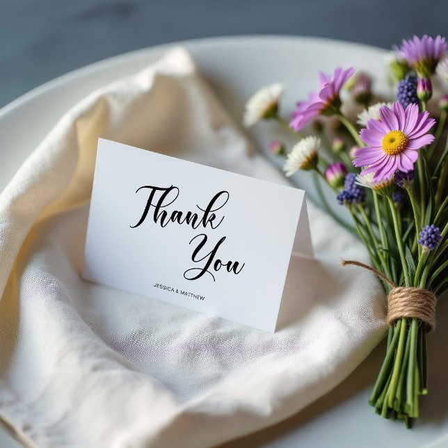 Script Thank Card for Couples Tack Kort (Skapare uppladdad)